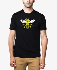 La Pop Art Men's Premium Blend Word Bee Kind T-shirt