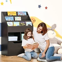 Homcom Kids Storage Bookcase Stand with Drawer for Toys & Books