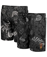 Men's Colosseum Black Arizona State Sun Devils The Dude Swim Shorts