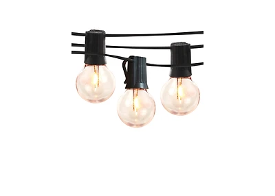 Brightech Ambience Pro 27 ft. Outdoor Solar Led String Lights with Warm White Hue