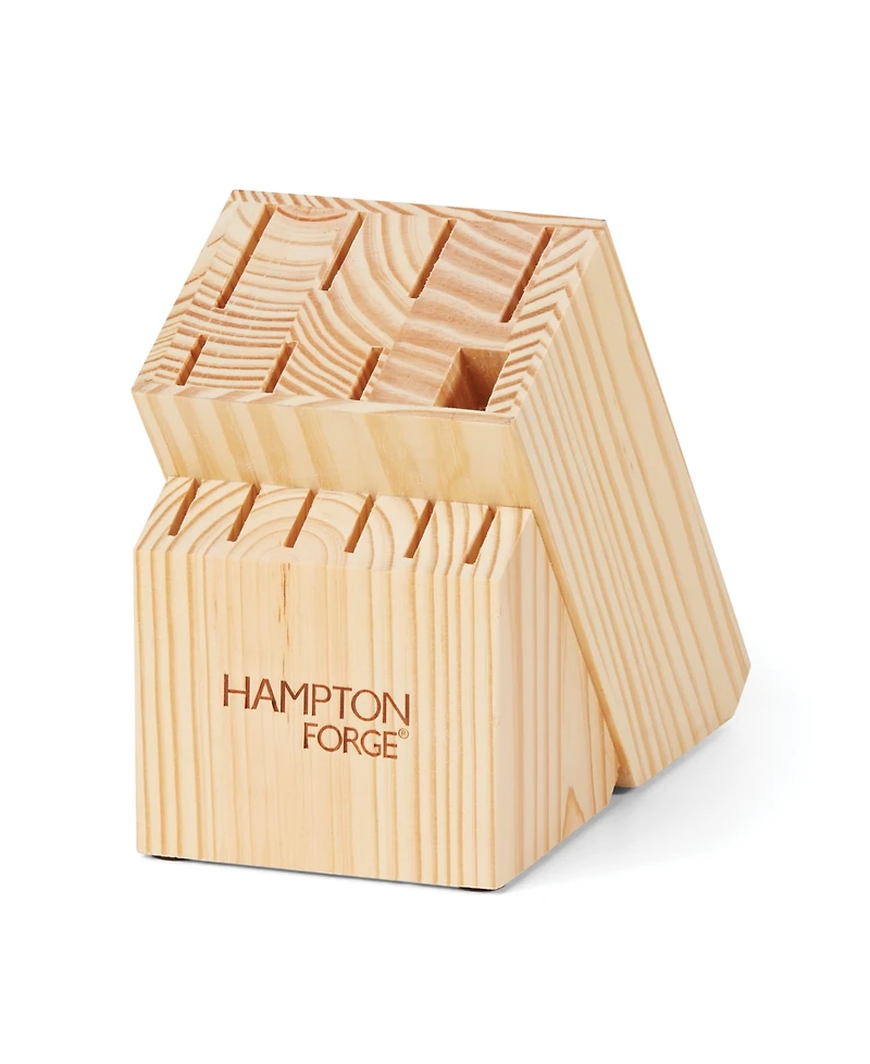 Hampton Forge 15 Piece Rochester Block Cutlery Set