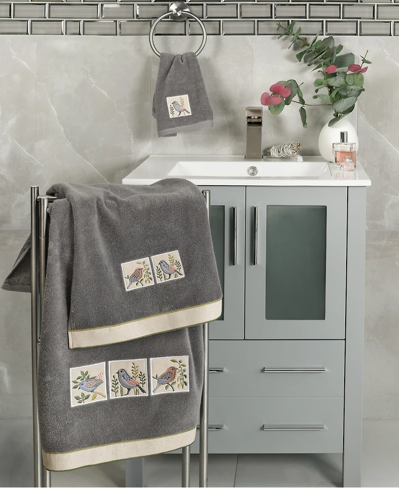 Linum Home Turkish Cotton Belinda Embellished 2-Pc. Bath Towel Set