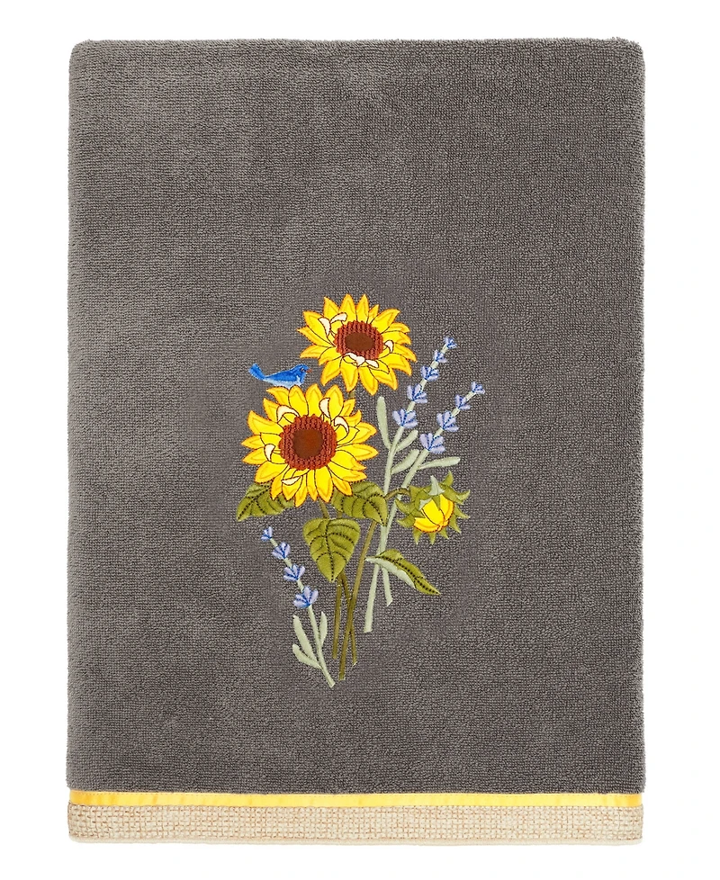 Linum Home Turkish Cotton Girasol Embellished -Pc. Bath Towel Set