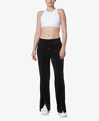 Andrew Marc Sport Women's Full Length Velvet Vented Pants