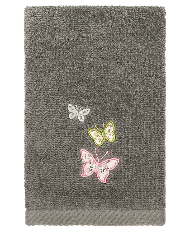 Linum Home Turkish Cotton Mariposa Embellished -Pc. Bath Towel Set