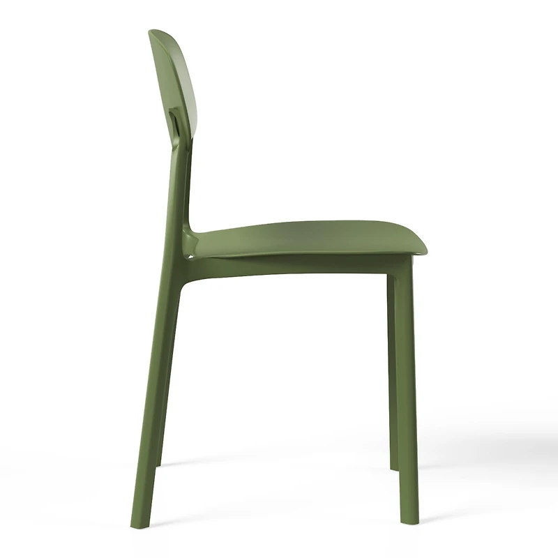 24" Upholstered Saddle Seat Counter Stool