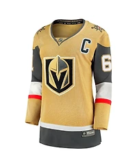 Women's Fanatics Mark Stone Gold Vegas Golden Knights Captain Patch Alternate Premier Breakaway Player Jersey