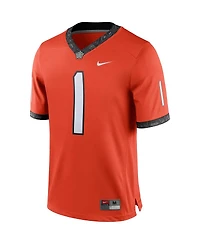 Men's Nike #1 Orange Oklahoma State Cowboys Alternate Game Jersey