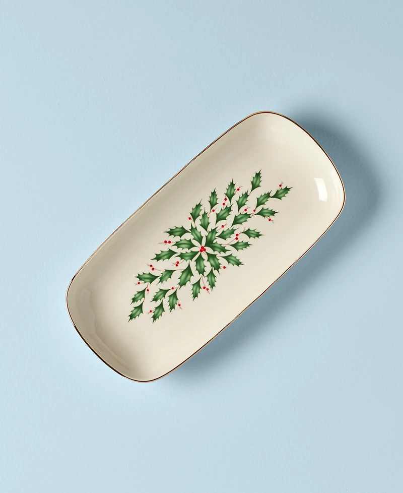 Lenox Hosting the Holidays Bread Tray