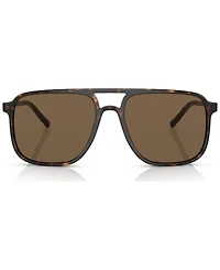 Dolce&Gabbana Men's Low Bridge Fit Sunglasses, DG4423F58-x