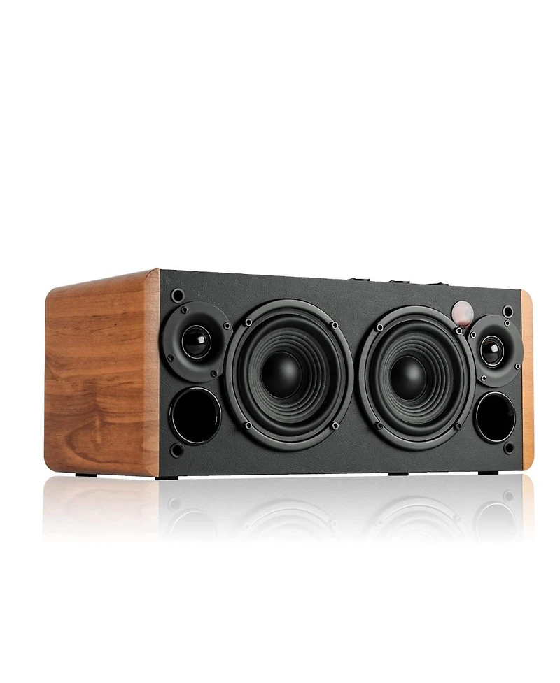 Edifier D12 Tabletop Desktop Stereo Bluetooth Speaker- Wood
