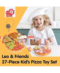 Leo & Friends 27-Piece Kid's Pizza Toy Set