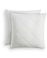 Hotel Collection Dobby Diamond 2-Pc. Sham Set, European, Exclusively at Macy's
