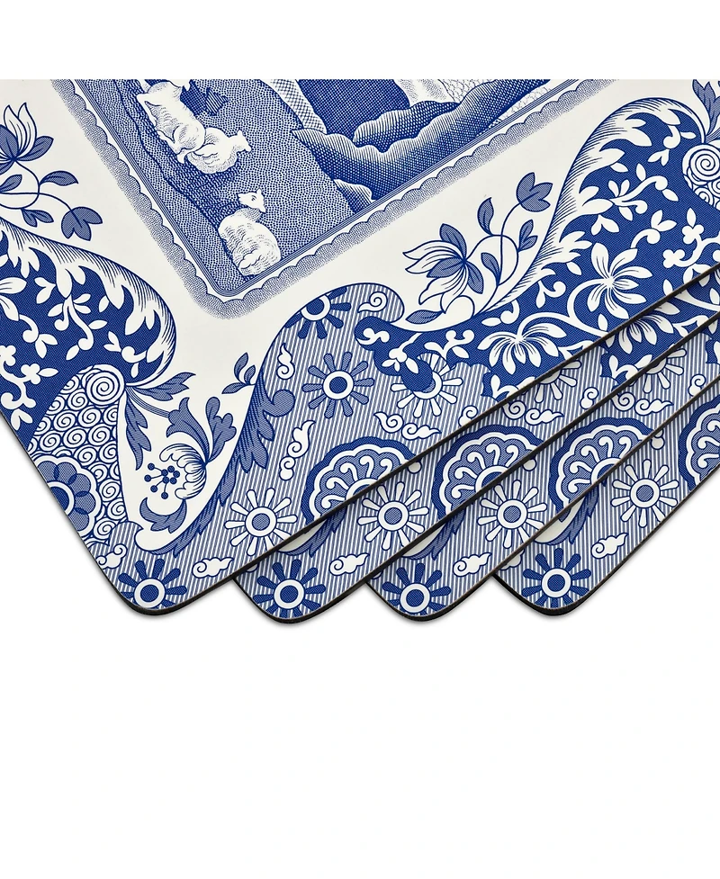 Spode Blue Italian Placemats, Set of 4