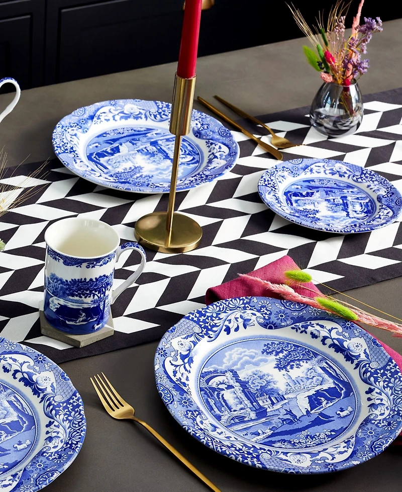 Spode Blue Italian 12 Pc. Dinnerware Set, Service for 4