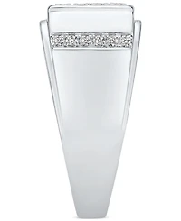 Men's Diamond Square Cluster Ring (5/8 ct. t.w.) in 10k White Gold