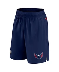 Men's Fanatics Navy Washington Capitals Authentic Pro Rink Shorts