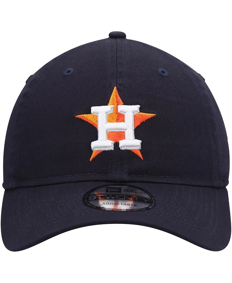 Men's New Era Navy Houston Astros Logo Replica Core Classic 9TWENTY Adjustable Hat