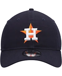 Men's New Era Navy Houston Astros Logo Replica Core Classic 9TWENTY Adjustable Hat