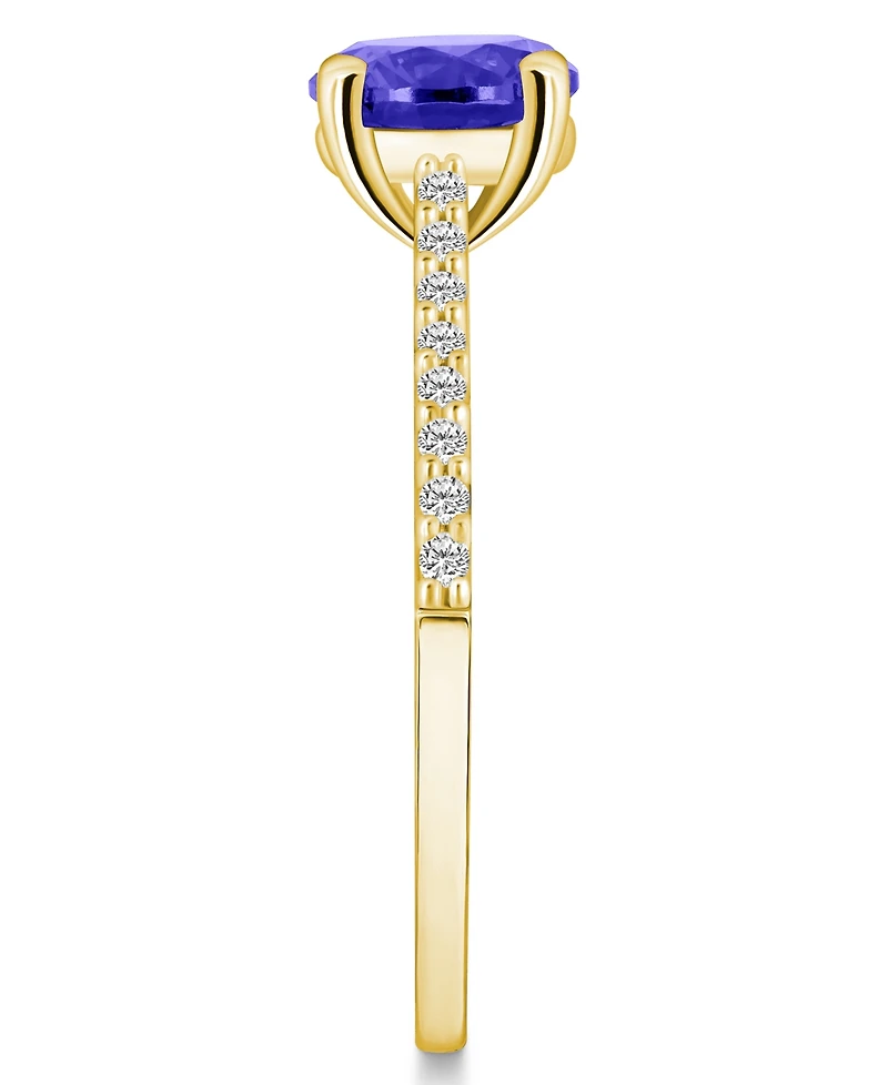 Macy's Tanzanite (1-3/8 Ct. t.w.) and Diamond (1/6 Ring