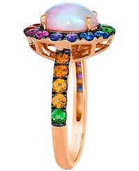 Le Vian Multi-Gemstone Halo Ring (2 ct. t.w.) in 14k Rose Gold