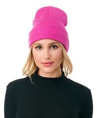 Marcus Adler Women's Ultra Soft Rib Detail Cuff Beanie