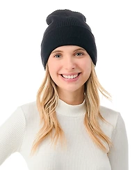 Marcus Adler Women's Ultra Soft Rib Detail Cuff Beanie