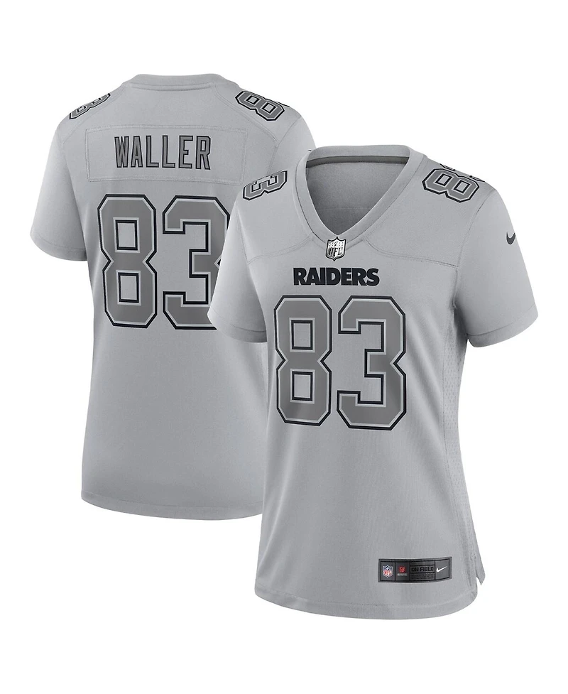 Women's Nike Darren Waller Gray Las Vegas Raiders Atmosphere Fashion Game Jersey