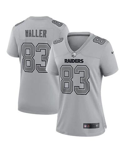 Women's Nike Darren Waller Gray Las Vegas Raiders Atmosphere Fashion Game Jersey