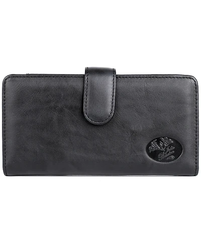 Julia Buxton Women's Heiress Pik-Me-Up Checkbook Keeper Wallet