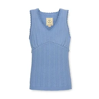 Hope & Henry Women's Empire Sweater Tank