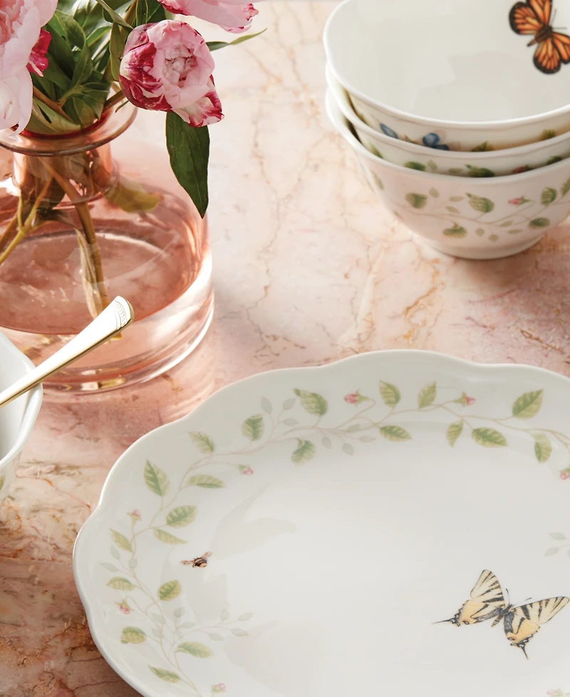 Lenox Butterfly Meadow Floral Rice Bowls, Set of 4
