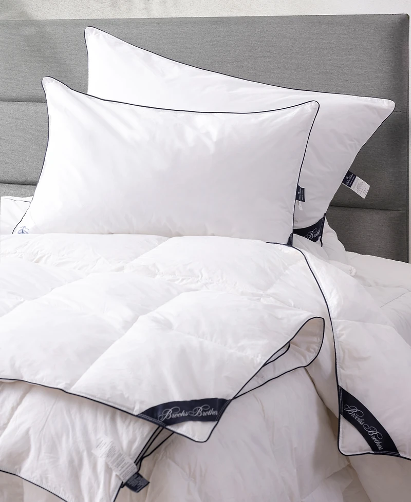 Brooks Brothers Goose Feather & Down Filled Comforter, Queen