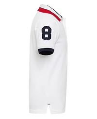 Tommy Hilfiger Toddler and Little Boys Striped Collar Embroidered Matt Polo