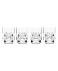 Reed & Barton Sloane Double Old Fashioned Glasses, Set of 4