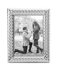 Reed & Barton Watchband Silver Photo Frame, 5" x 7"