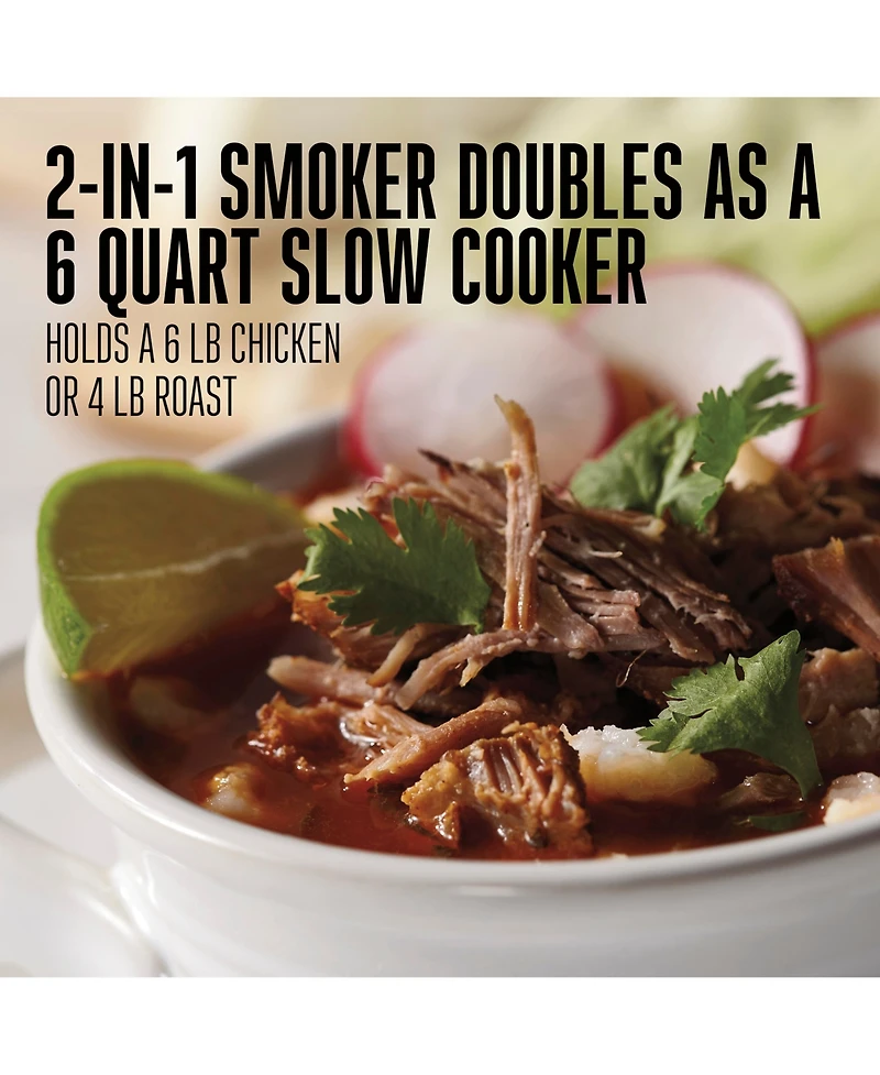 Weston 2-in-1 Indoor Smoker & Slow Cooker - 03-2500-w