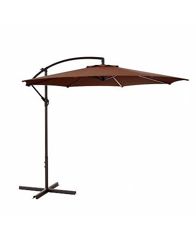 WestinTrends 10 Ft Outdoor Patio Cantilever Offset Umbrella