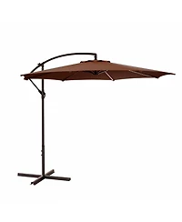 WestinTrends 10 Ft Outdoor Patio Cantilever Offset Umbrella
