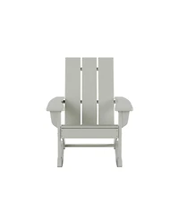 WestinTrends Modern Adirondack Outdoor Rocking Chair