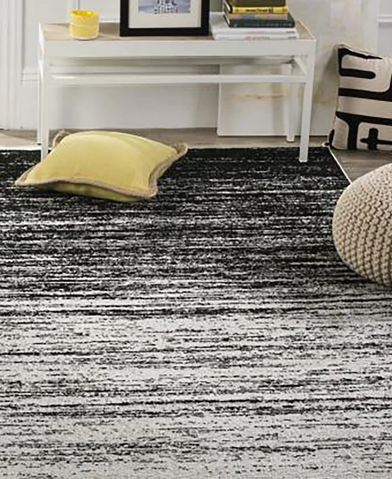Safavieh Adirondack 113 Silver and Black 9' x 12' Area Rug