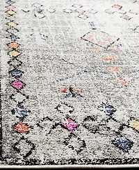 Safavieh Adirondack 210 Light Gray and Fuchsia 9' x 12' Area Rug