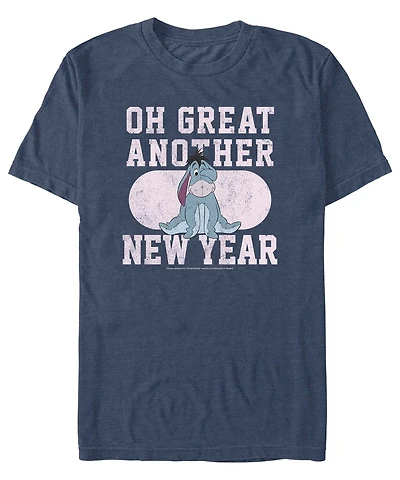 Fifth Sun Men's Winnie the Pooh Another New Year Short Sleeves T-shirt