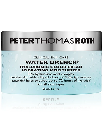 Peter Thomas Roth Water Drench Hyaluronic Cloud Cream Hydrating Refillable Moisturizer, 1.7 oz.