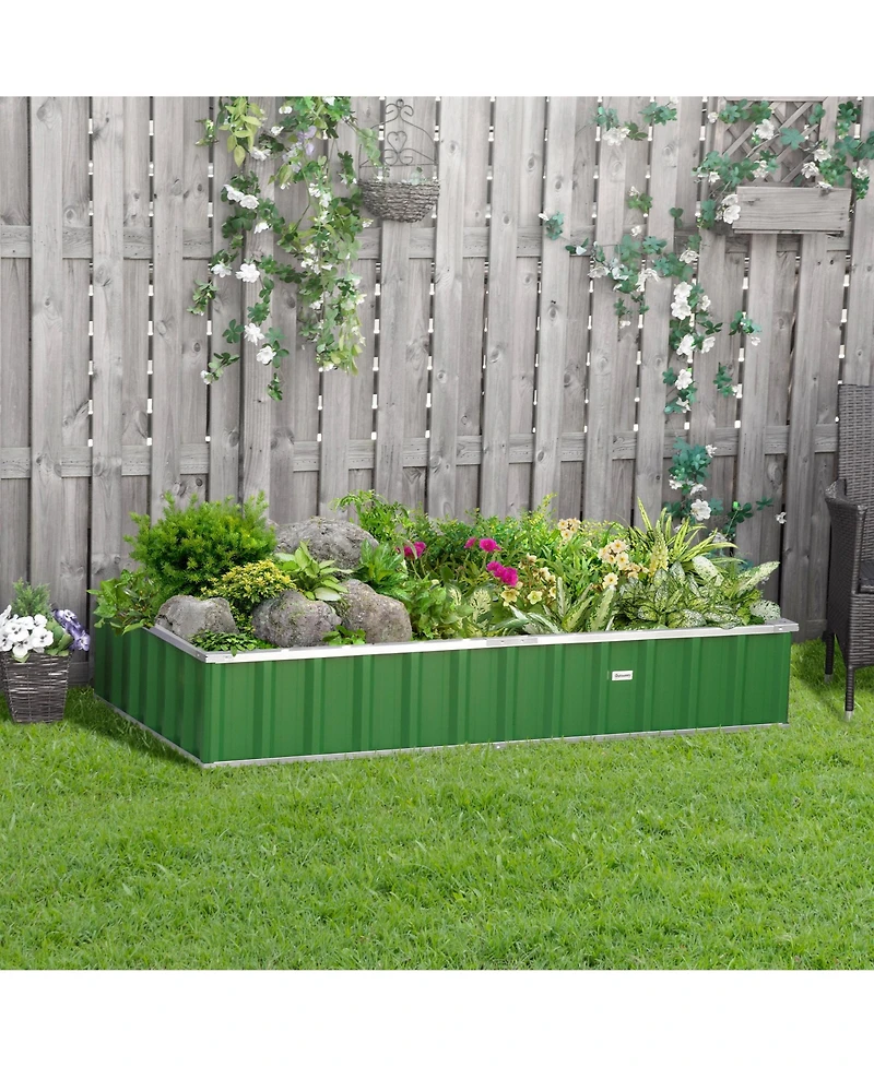 69" x 36" Metal Raised Garden Bed, Diy Planter Box