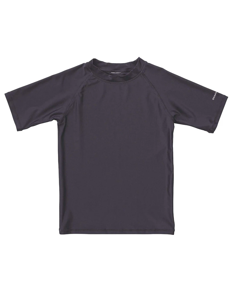 Toddler, Child Boys Slate Short Sleeve Rash Top