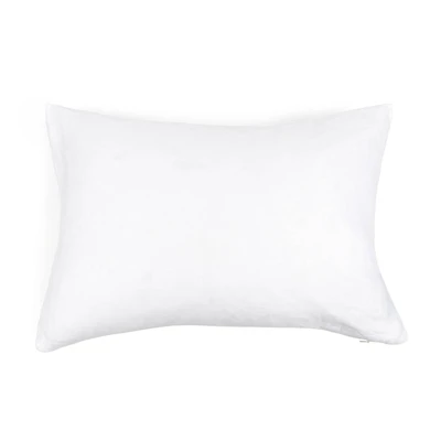 French Linen Decorative Throw Pillow - 22" x 15"