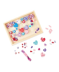 Melissa & Doug Girls' Sweet Hearts & Butterfly Friends Bead Set Bundle