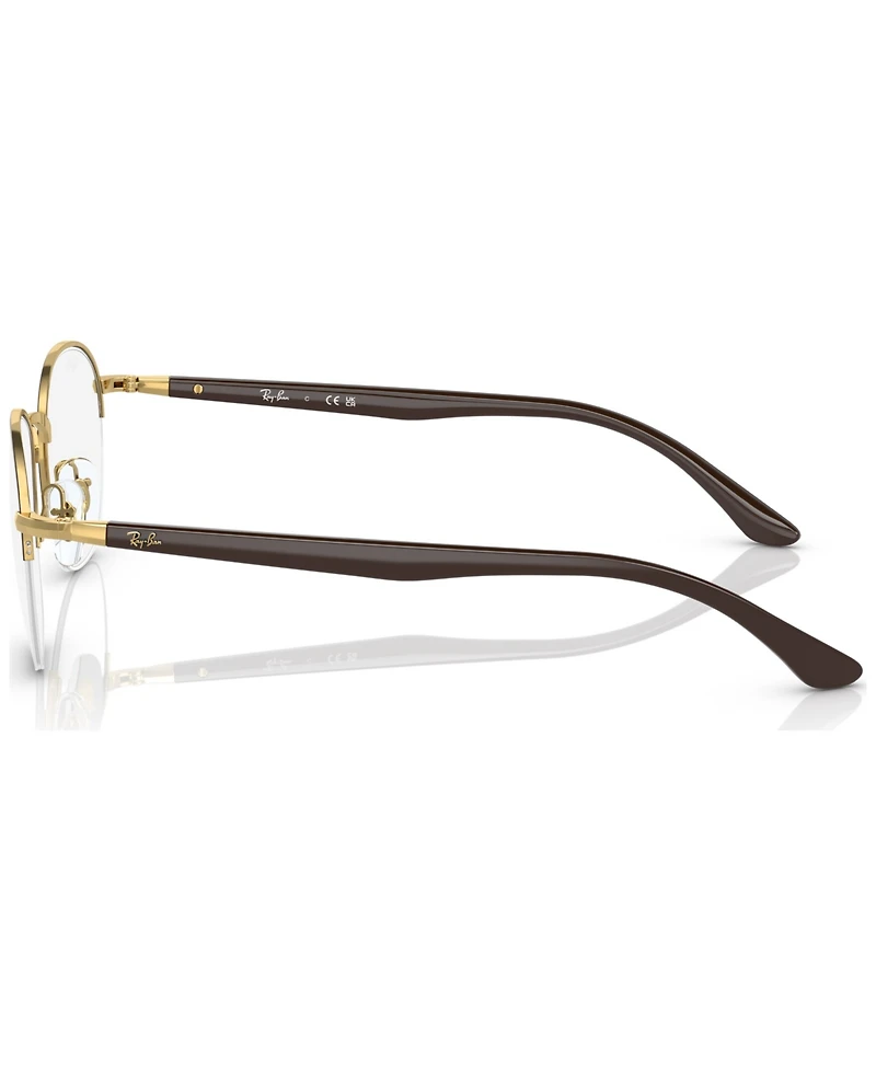 Ray-Ban Unisex Square Eyeglasses, RX648750-o