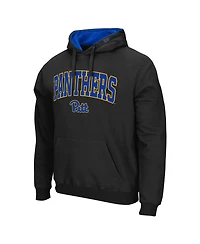 Men's Colosseum Pitt Panthers Arch & Team Logo 3.0 Pullover Hoodie